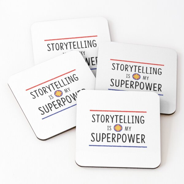 Item preview, Contar historias es mi superpoder designed and sold by yqeduqtb28.