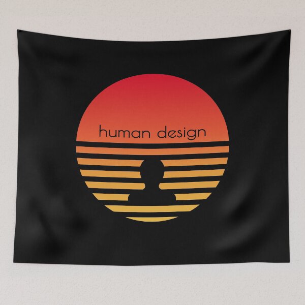 Item preview, Human Design HD Sunset Retro Vintage  designed and sold by HDMarta.