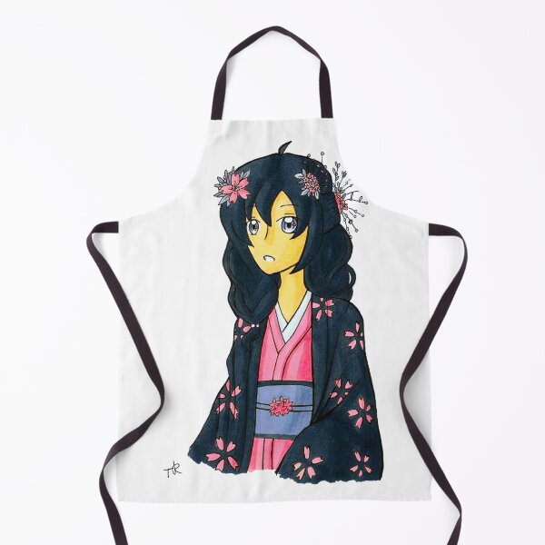 Item preview, Woman in kimono "Onigiri" designed and sold by Anmioma.