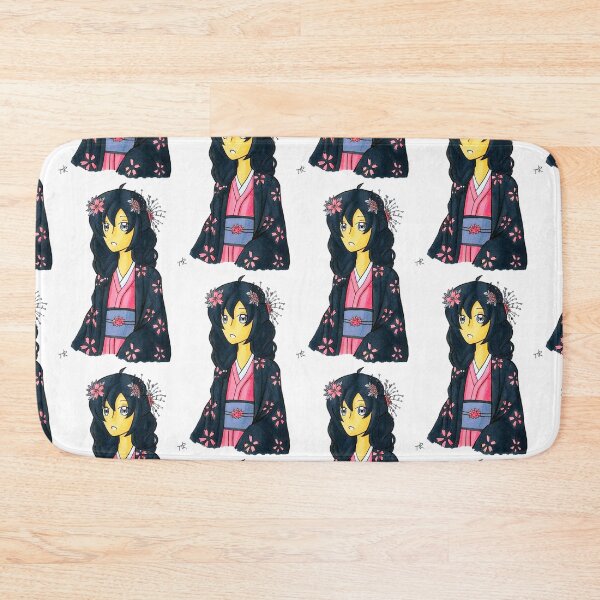 Item preview, Woman in kimono "Onigiri" designed and sold by Anmioma.