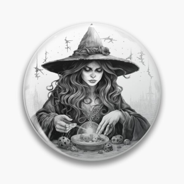 Item preview, Witch Witchy Dark Gothic Halloween Fantasy Witch Hat Magic Dark Magic designed and sold by Tomioka-Art.