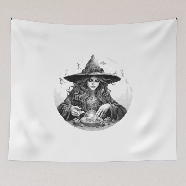 Item preview, Witch Witchy Dark Gothic Halloween Fantasy Witch Hat Magic Dark Magic designed and sold by Tomioka-Art.