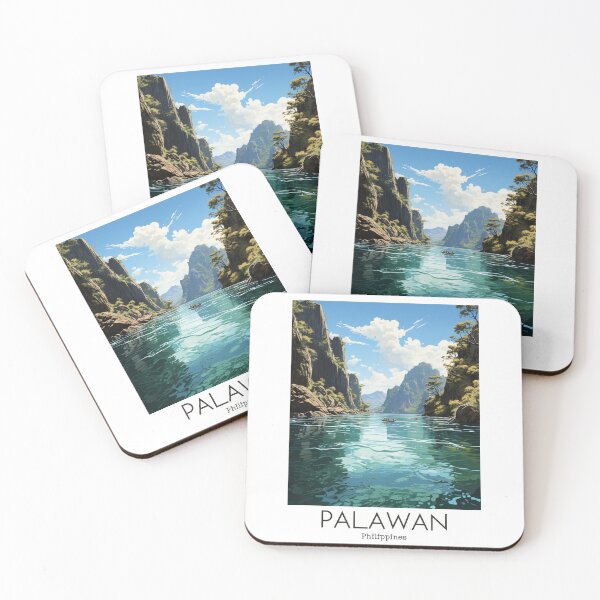 Item preview, A Vintage Travel Illustration of the Palawan - Philippines designed and sold by GoodOldVintage.