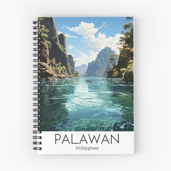 Artikelvorschau, Eine Vintage-Reiseillustration von Palawan - Philippinen entworfen und verkauft von GoodOldVintage.