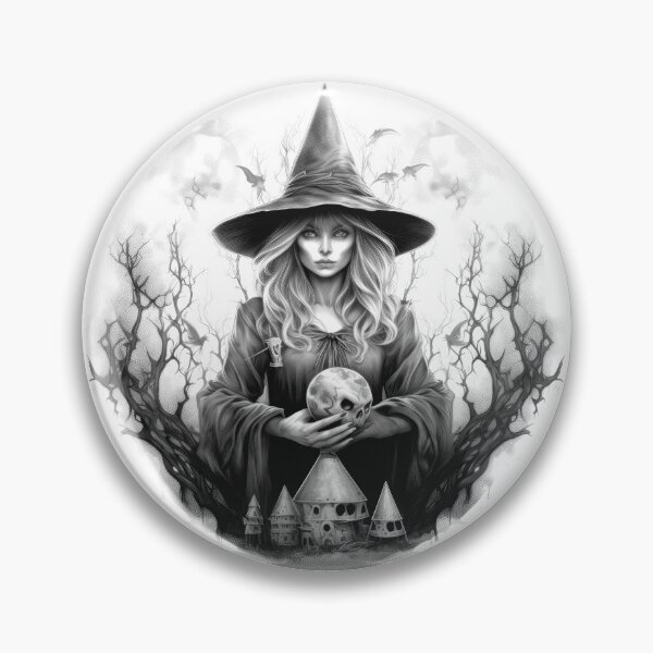 Item preview, Witch Witchy Dark Gothic Halloween Fantasy Witch Hat Magic Dark Magic designed and sold by Tomioka-Art.