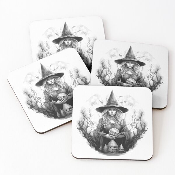 Item preview, Witch Witchy Dark Gothic Halloween Fantasy Witch Hat Magic Dark Magic designed and sold by Tomioka-Art.
