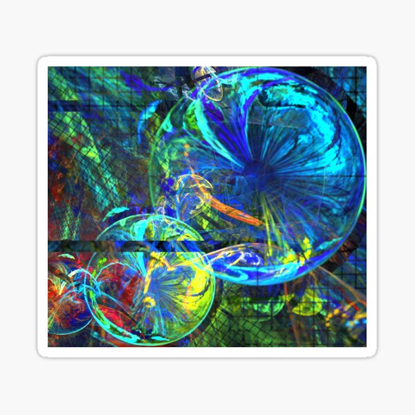 Item preview, Blue Rainbow Planets designed and sold by KimSyOk.