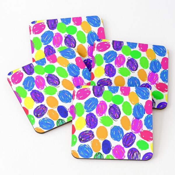 Item preview, Colorful Abstract Pattern Design with Dots designed and sold by Health And Fitness Posts e-Store.