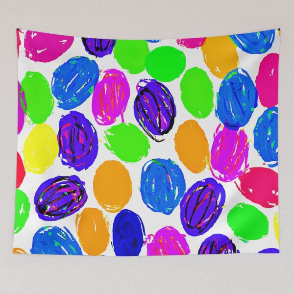 Item preview, Colorful Abstract Pattern Design with Dots designed and sold by Health And Fitness Posts e-Store.