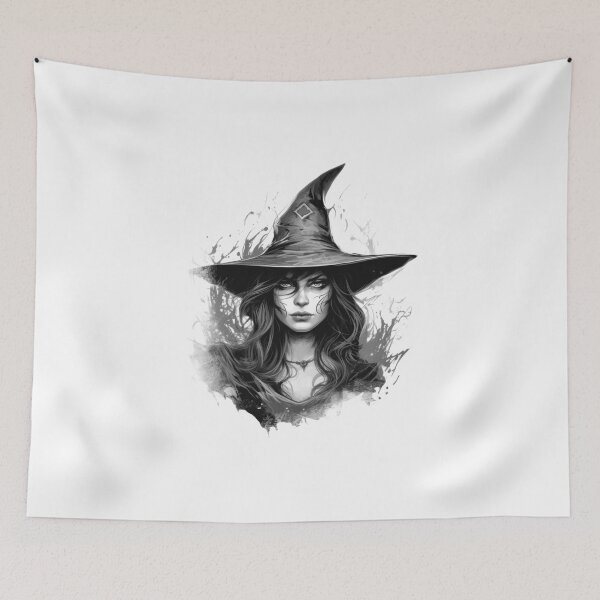 Item preview, Witch Dark Gothic Halloween Fantasy Witch Hat Magic Dark Magic Witchy designed and sold by Tomioka-Art.