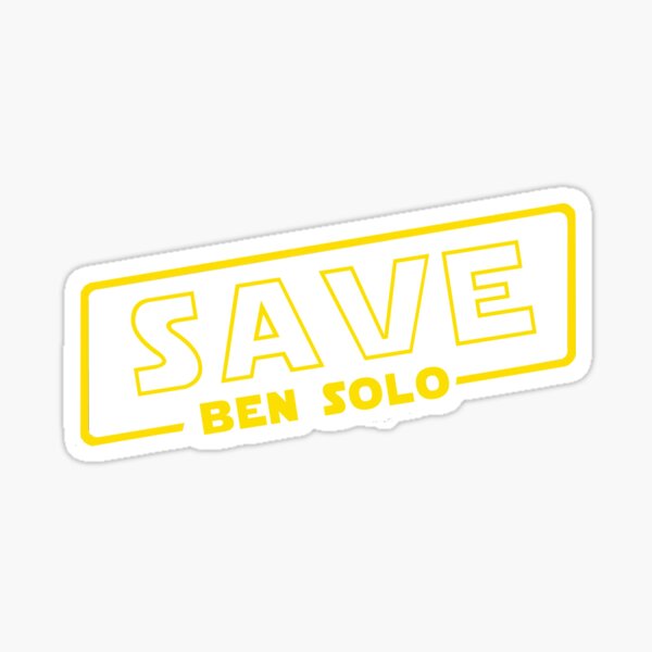 Vista previa del artículo con la obra «Salva a Ben Solo», diseñado y vendido por Laura Oliveira.