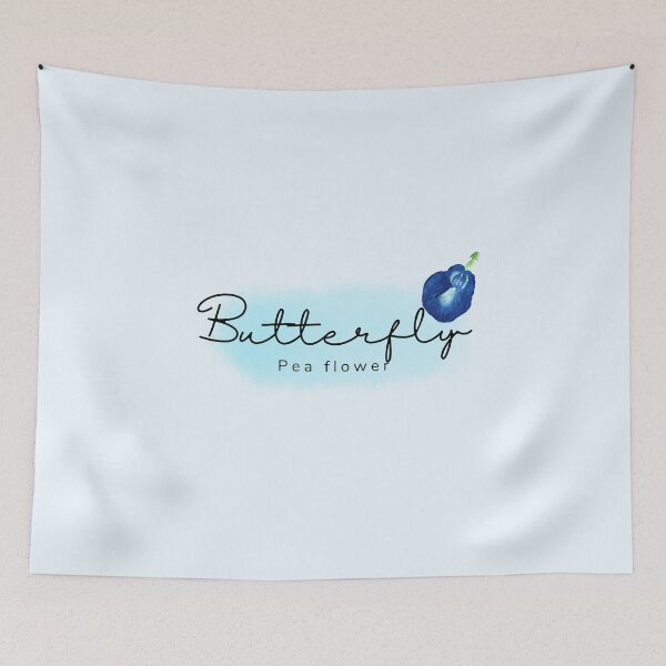 Item preview, butterfly pea flower designed and sold by Wordsmith-Wear.