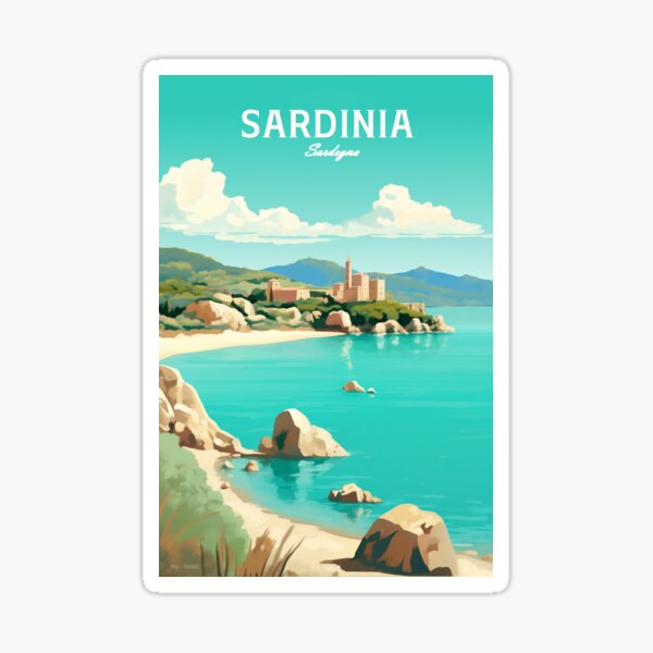 Sticker: Sardinien