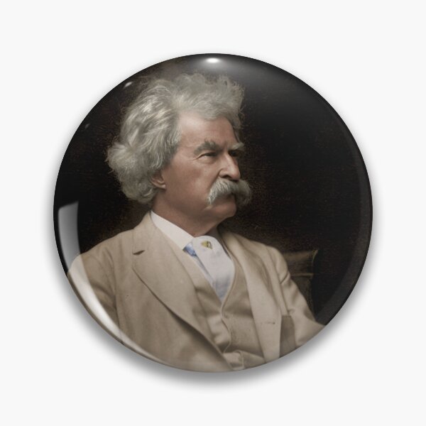 Item preview, Mark Twain Colorized designed and sold by PatSeg Photos.