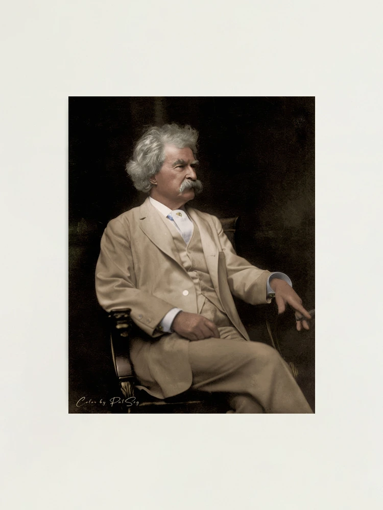 Mark Twain Colorized