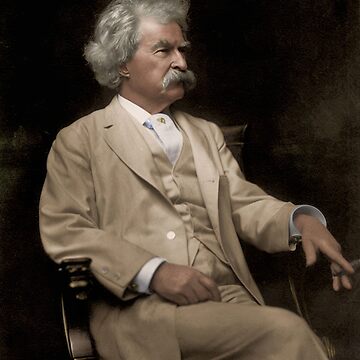 Artwork thumbnail, Mark Twain Colorized by PatSeg Photos
