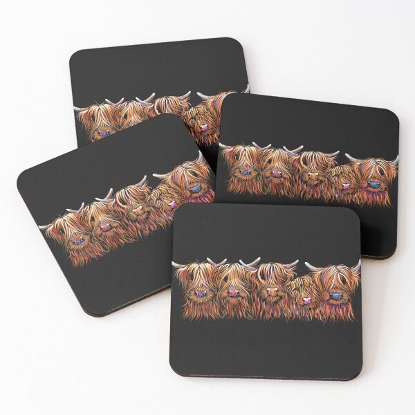 Item preview, CoW PRiNT SCoTTiSH HiGHLaND ' THe McHaiRY CooS ' by SHiRLeY MacARTHuR designed and sold by Shirley MacArthur Art.