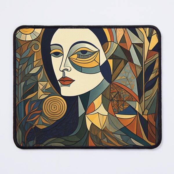 Item preview, Abstract woman with soft lips designed and sold by AICreatorin.