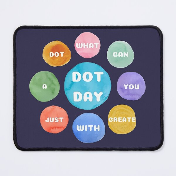 Item preview, What can you create with just a dot. happy international dot day 2023 designed and sold by Aesthetic-Verse.
