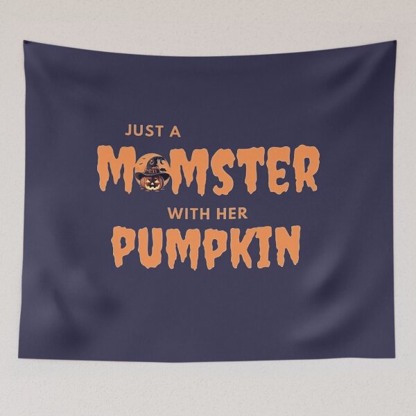 Item preview, Just a Momster with her pumpkin designed and sold by Aesthetic-Verse.