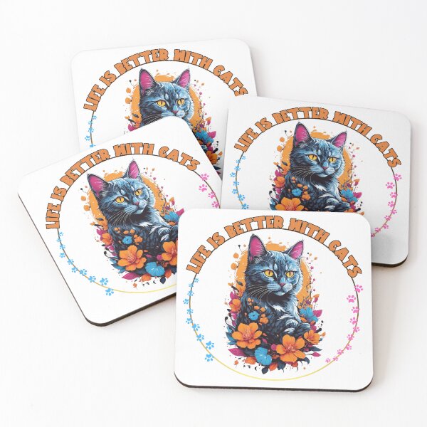 Item preview, Life Is Better With Cats designed and sold by Monica-Designs.