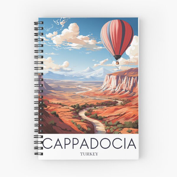 Item preview, A Pop Art Travel Print of Cappadocia - Turkey designed and sold by StudioRedKoala.