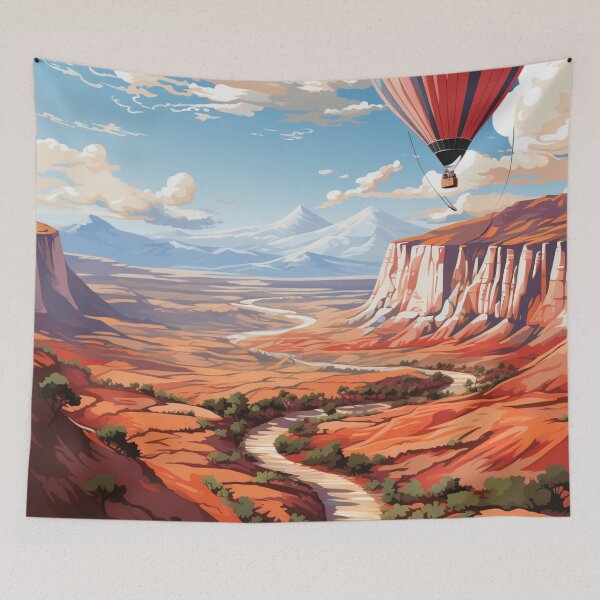 Item preview, A Pop Art Travel Print of Cappadocia - Turkey designed and sold by StudioRedKoala.