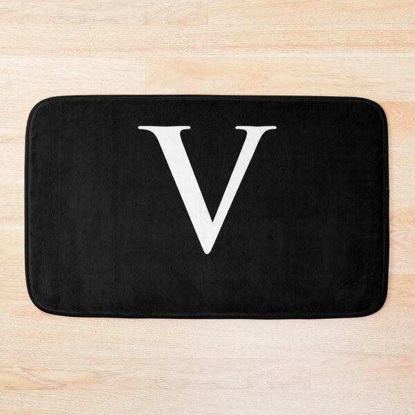 Item preview, Number 5 Roman Numeral V Black and White designed and sold by NECHSTORE.