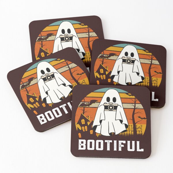 Item preview, Bootiful Ghost Camera Halloween Retro Sunset Funny designed and sold by ShopFanCreation.