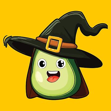 Adorable avacado outlet Halloween witch throw blanket