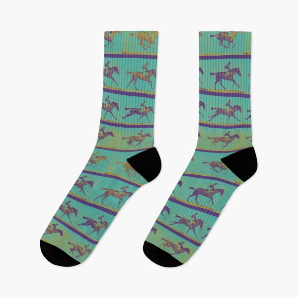 Item preview, Unnamed Black Jockey on a Horse, Muybridge in Motion, Kiwi designed and sold by DreamingBeetle.