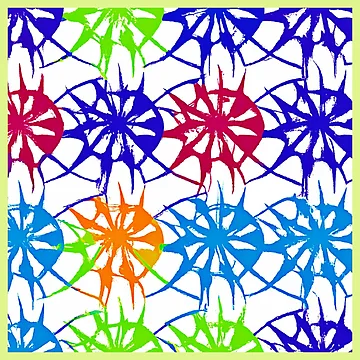 Artwork thumbnail, Vibrant Colorful Abstract Pattern Design by Health And Fitness Posts e-Store