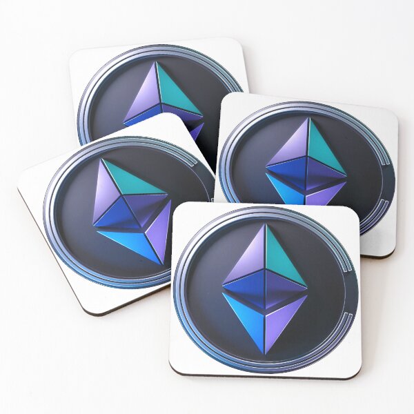 Item preview, Ethereum logo with coins designed and sold by ColorCube1.