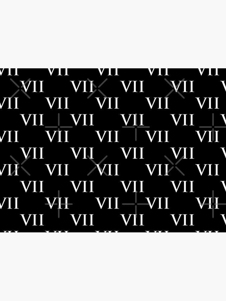 Number 45 Roman Numeral LV Black and White Pin for Sale by nocap82