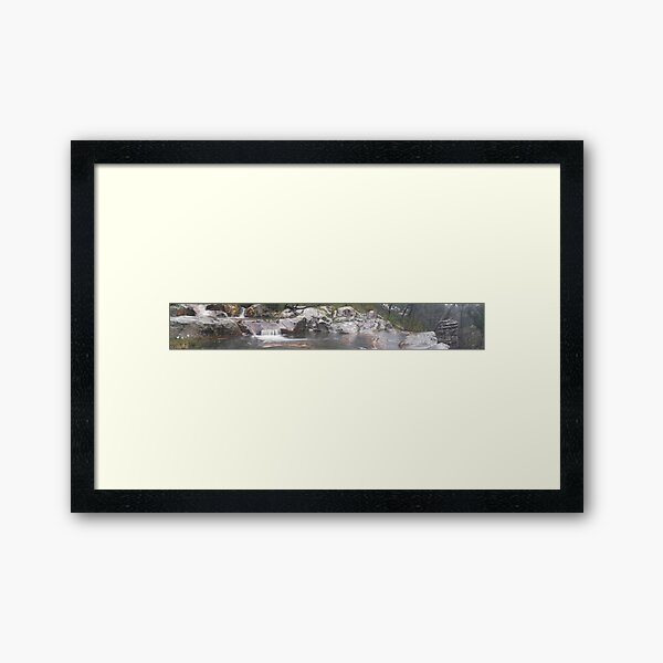 Turret Falls Framed Art Print