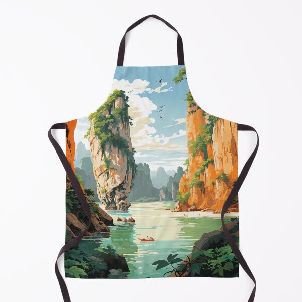 Item preview, A Pop Art Travel Print of Phuket - Thailand designed and sold by StudioRedKoala.