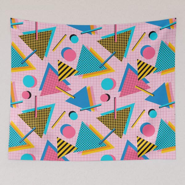 Item preview, Vintage 80s Texture Memphis Style designed and sold by cafelab.