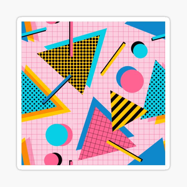 Item preview, Vintage 80s Texture Memphis Style designed and sold by cafelab.