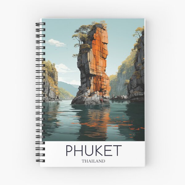 Item preview, A Pop Art Travel Print of Phuket - Thailand designed and sold by StudioRedKoala.