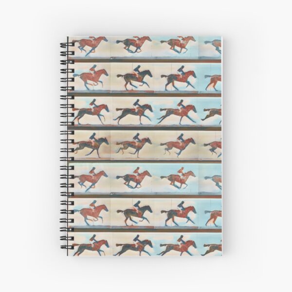 Item preview, Unnamed Black Jockey on a Horse, Muybridge in Motion, Seamist designed and sold by DreamingBeetle.