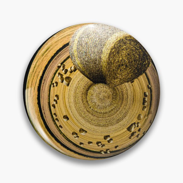 Item preview, Tiny Planet ploughed fields hay stack designed and sold by Anthony Hiorns.
