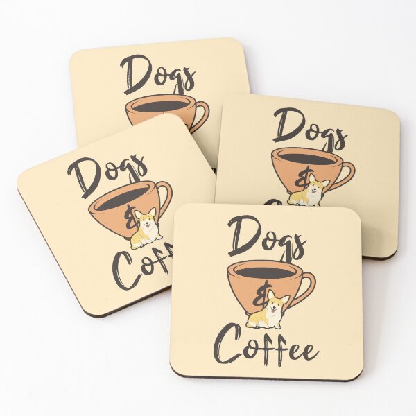 Item preview, Dogs and Coffee. Cute Doggy Coffee Sticker designed and sold by PMCreative.