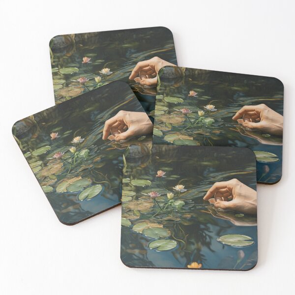 Item preview, Pond Of Water lilies designed and sold by Aestheticlanart.