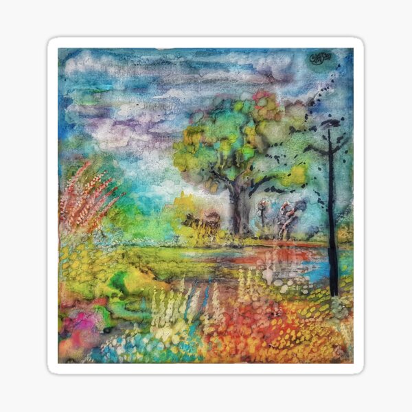 Item preview, Landscape painting designed and sold by meltface.