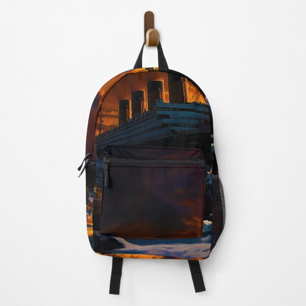 Item preview, Sunset Encounter: Titanic Amidst Icebergs designed and sold by Digi-Artsy.