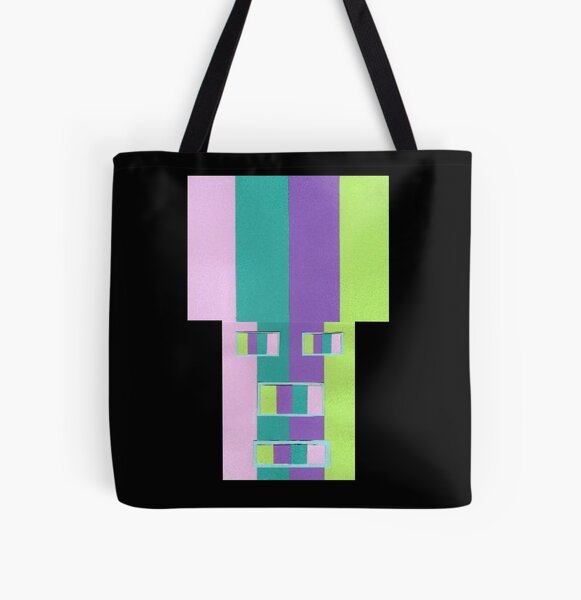 Rainrow Fro (Facemadics abstract face colorful contemporary) All Over Print Tote Bag