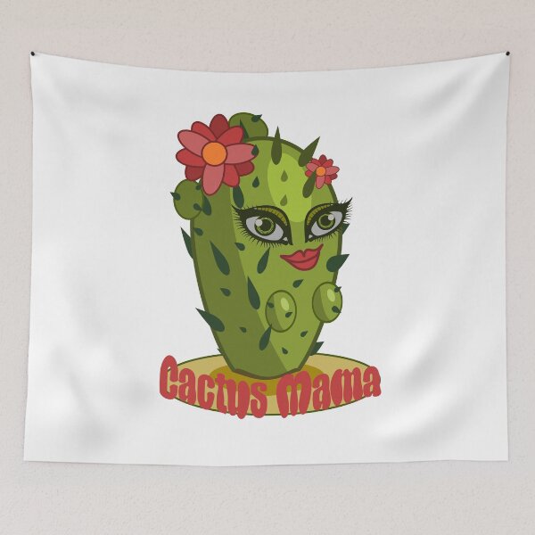 Item preview, Funny Cactus Mama Succulent Female Plant designed and sold by Redmanrooster.