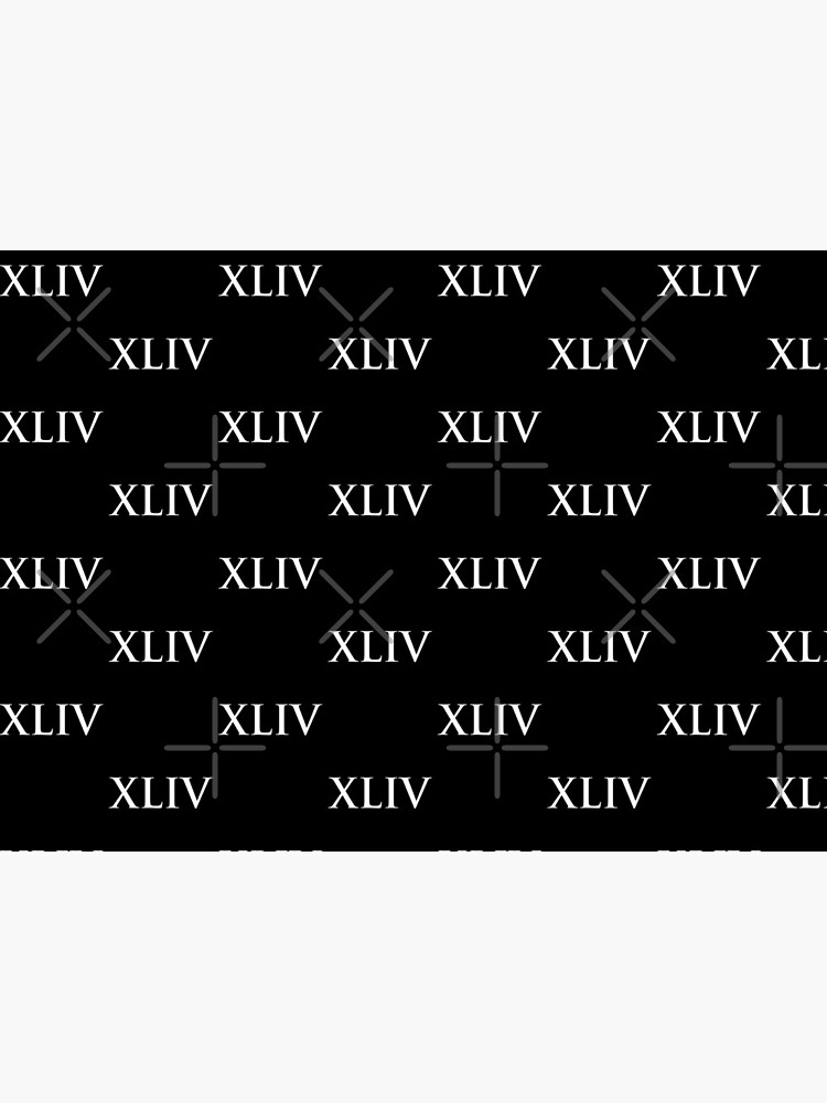 Number 45 Roman Numeral LV Black and White Pin for Sale by nocap82