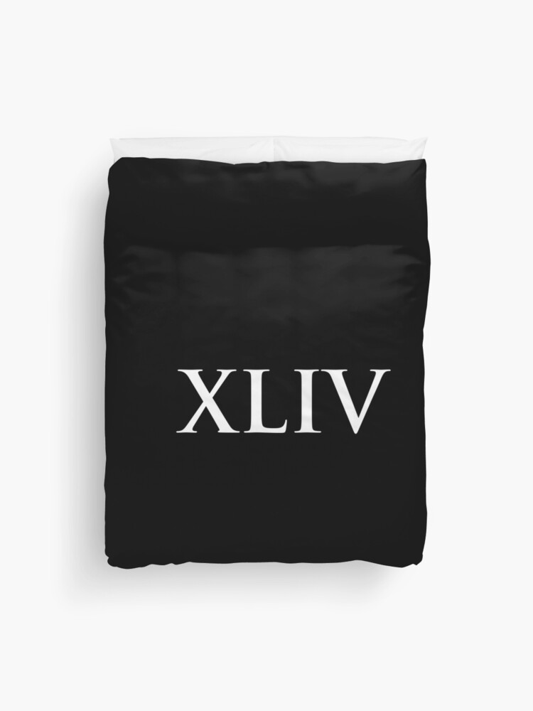 Number 45 Roman Numeral LV Black and White Sticker for Sale by nocap82