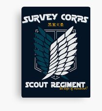 survey corps Canvas Print